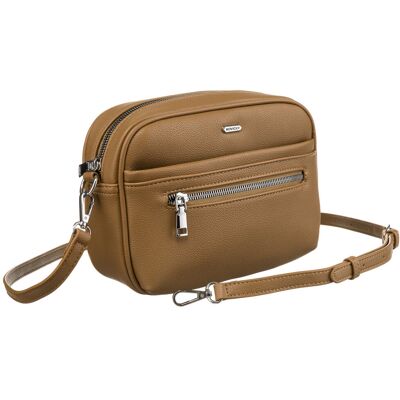 Rovicky ROVCKY torebka damska listonoszka na ramię crossbody miejska beżowa Rovicky ROVCKY torebka damska listonoszka na ramię crossbody miejska beżowa