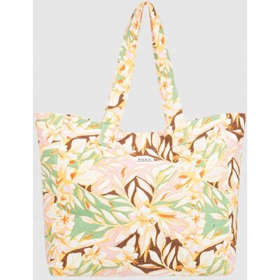 Roxy Anti Bad Vibes Printed torba plażowa zakupowa piknikowa na ramię Roxy Anti Bad Vibes Printed torba plażowa zakupowa piknikowa na ramię