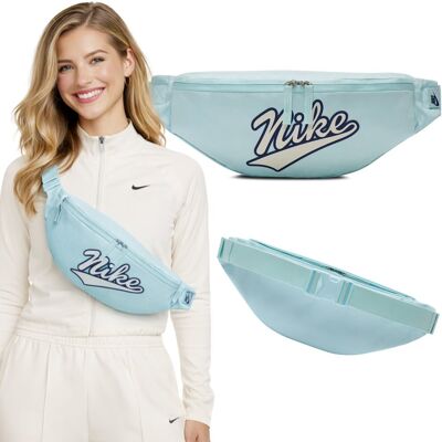Saszetka NIKE HERITAGE 3L Waistpack niebieska nerka biodrowa torebka Saszetka NIKE HERITAGE 3L Waistpack niebieska nerka biodrowa torebka