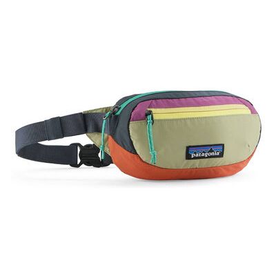 Torba biodrowa Patagonia Terravia Mini Hip Pack - patchwork / gumtree green Torba biodrowa Patagonia Terravia Mini Hip Pack - patchwork / gumtree green