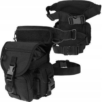 DOMINATOR URBAN COMBAT Torba Taktyczna Zrzutowa Na Magazynki Udowa Dominator Ładownica Czarna DOMINATOR URBAN COMBAT Torba Taktyczna Zrzutowa Na Magazynki Udowa Dominator Ładownica Czarna