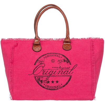 Torba Weekendowa Plażowa Shopperka Vivi Paris Fuksja Torba Weekendowa Plażowa Shopperka Vivi Paris Fuksja
