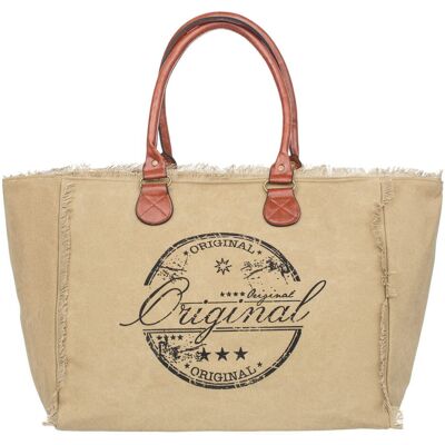 Torba Weekendowa Plażowa Shopperka Vivi Paris Khaki Torba Weekendowa Plażowa Shopperka Vivi Paris Khaki