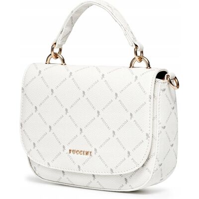 Torebka Damska Listonoszka Na Ramię Crossbody Puccini Biała Blxp0052m-0 Torebka Damska Listonoszka Na Ramię Crossbody Puccini Biała Blxp0052m-0