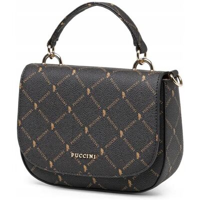 Torebka Damska Listonoszka Na Ramię Crossbody Puccini Brązowa Blxp0052m-2 Torebka Damska Listonoszka Na Ramię Crossbody Puccini Brązowa Blxp0052m-2