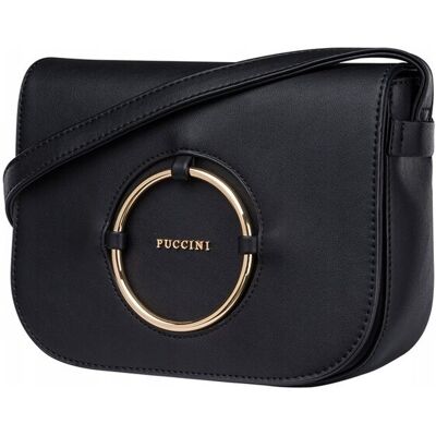 Torebka Damska Listonoszka Na Ramię Crossbody Puccini Czarna Bml023 1 Torebka Damska Listonoszka Na Ramię Crossbody Puccini Czarna Bml023 1