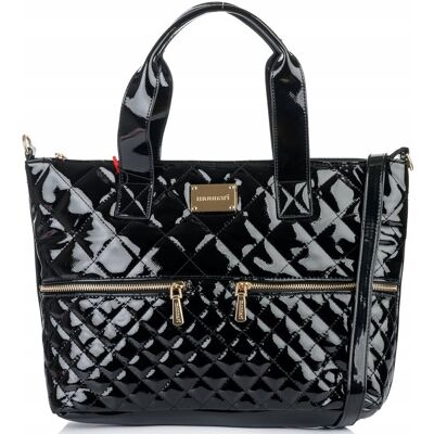 Torebka Damska Monnari Duża Torba Shopper Bag Pojemna Pikowana Logo Torebka Damska Monnari Duża Torba Shopper Bag Pojemna Pikowana Logo