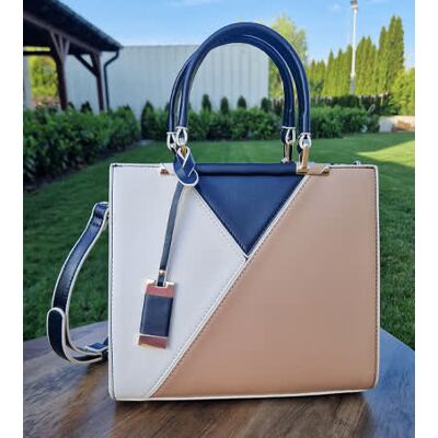 Torebka Menbur Klasyczna Elegancka Praktyczna Trójkolorowa Torebka Menbur Klasyczna Elegancka Praktyczna Trójkolorowa