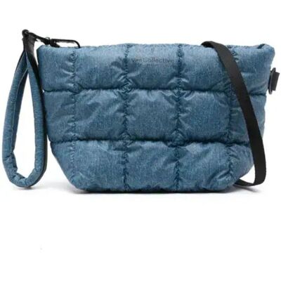 Pozostałe marki Torebka Vee Collective denim pikowana crossbody Pozostałe marki Torebka Vee Collective denim pikowana crossbody