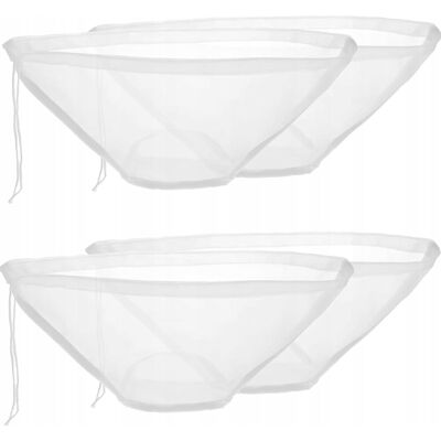 Inny producent Torebki Filtrujące 4 Sztuki 35x12cm Nylon Siatka Do Sera Mleka Inny producent Torebki Filtrujące 4 Sztuki 35x12cm Nylon Siatka Do Sera Mleka