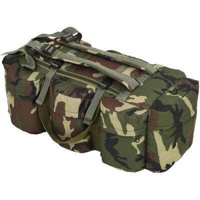 Vidaxl Torba Wojskowa 3-W-1, Worek W Stylu Militarnym, 90 L, Moro Vidaxl Torba Wojskowa 3-W-1, Worek W Stylu Militarnym, 90 L, Moro