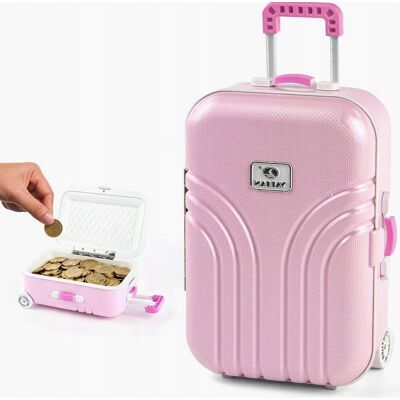 Inny producent Walizka 16x105x7cm Plastikowa Kreatywna Zabawka Etui Różowa Mini Inny producent Walizka 16x105x7cm Plastikowa Kreatywna Zabawka Etui Różowa Mini