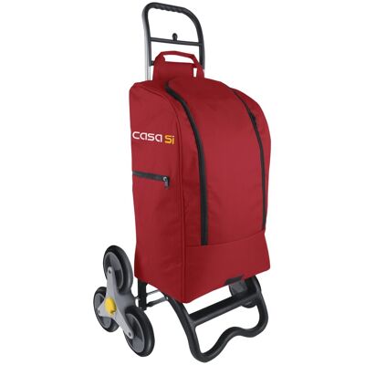 Inny producent Wózek Torba Na Zakupy 3 Kółka Czerwony Buddy / Casa Si Inny producent Wózek Torba Na Zakupy 3 Kółka Czerwony Buddy / Casa Si