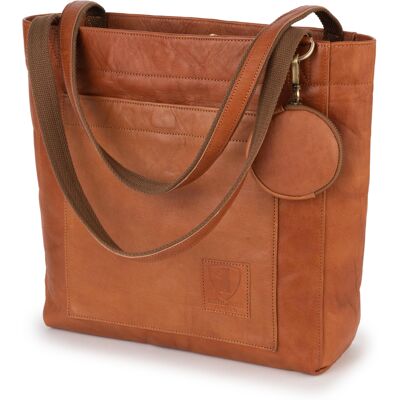 Inny producent Berliner Bags Vintage Skórzana Torebka Sewilla, Shopper Cabas Tote Dla Kobiet - Brązowa, Jeden Rozmiar, Brązowy, Taille Unique Inny producent Berliner Bags Vintage Skórzana Torebka Sewilla, Shopper Cabas Tote Dla Kobiet - Brązowa, Jeden Rozmiar, Brązowy, Taille Unique
