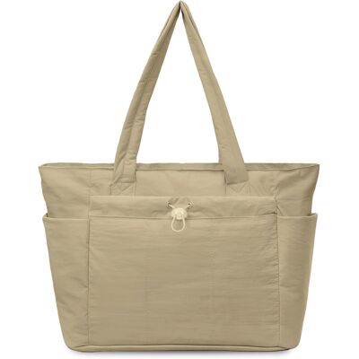 Inny producent Duża Torba Na Ramię Podróżna Damska Wodoodporna Z Kieszenią Na Laptopa #1 Khaki Inny producent Duża Torba Na Ramię Podróżna Damska Wodoodporna Z Kieszenią Na Laptopa #1 Khaki