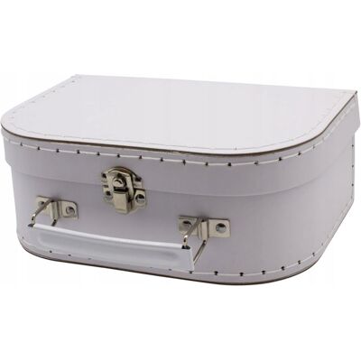 Inny producent Kuferek 20x14x8cm Biały Tekturowy Pojemnik Ozdobny Walizka Etui Diy Inny producent Kuferek 20x14x8cm Biały Tekturowy Pojemnik Ozdobny Walizka Etui Diy