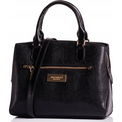 Monnari Torebka Damska Listonoszka Crossbody Premium Czarna Kuferek Monnari Torebka Damska Listonoszka Crossbody Premium Czarna Kuferek