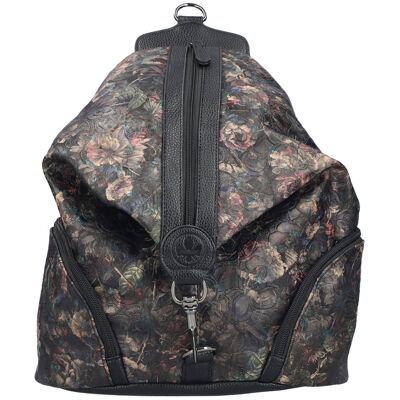 Rieker H1055-91 Multi Plecak Damski Czarny W Kwiaty Rieker H1055-91 Multi Plecak Damski Czarny W Kwiaty