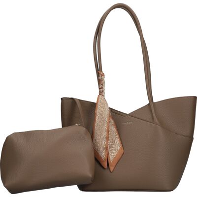 Rieker H1559-65 Beige Torebka Damska Odcienie Beżu Rieker H1559-65 Beige Torebka Damska Odcienie Beżu