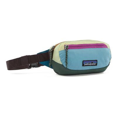 Torba Biodrowa Patagonia Terravia Mini Hip Pack - Patchwork / Snowmelt Blue Torba Biodrowa Patagonia Terravia Mini Hip Pack - Patchwork / Snowmelt Blue