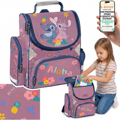 Tornister Paso Stitch Usztywniony Z Odblaskami Na Pierwszą Klasę + E-Book-1 Tornister Paso Stitch Usztywniony Z Odblaskami Na Pierwszą Klasę + E-Book-1