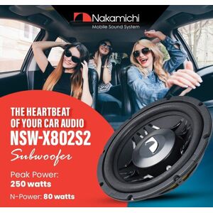 Inny producent Nakamichi NSW-X802S2 SUBWOOFER SVC Inny producent Nakamichi NSW-X802S2 SUBWOOFER SVC