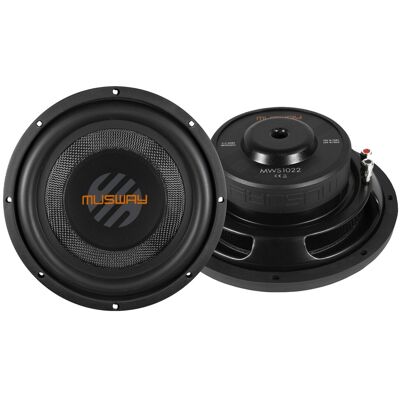 Inny producent Mocny Subwoofer Samochodowy Musway Mws1022 8 Cali 20cm 300w Rms 2x2ohm Inny producent Mocny Subwoofer Samochodowy Musway Mws1022 8 Cali 20cm 300w Rms 2x2ohm