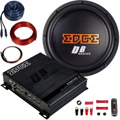 Inny producent SUBWOOFER 25cm EDGE EDB10D2 500W RMS + WZMACNIACZ EDB500.1 + PILOT +KABLE Inny producent SUBWOOFER 25cm EDGE EDB10D2 500W RMS + WZMACNIACZ EDB500.1 + PILOT +KABLE