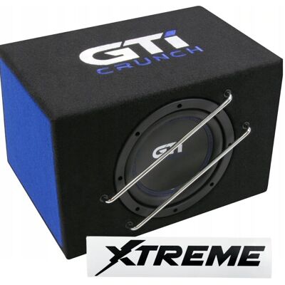 SUBWOOFER AKTYWNY Crunch GTI800A 200W + wlepki XTREME SUBWOOFER AKTYWNY Crunch GTI800A 200W + wlepki XTREME