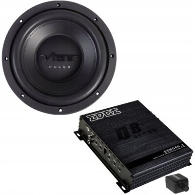 Xtreme SUBWOOFER GŁOŚNIK BASOWY VIBE PULSE10D2 25cm WZMACNIACZ EDGE EDB500.1 Xtreme SUBWOOFER GŁOŚNIK BASOWY VIBE PULSE10D2 25cm WZMACNIACZ EDGE EDB500.1
