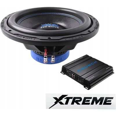 Xtreme SUBWOOFER HIFONICS ZEUS ZXE12S4 30cm + WZMACNIACZ CRUNCH GPX600.2 300W RMS Xtreme SUBWOOFER HIFONICS ZEUS ZXE12S4 30cm + WZMACNIACZ CRUNCH GPX600.2 300W RMS
