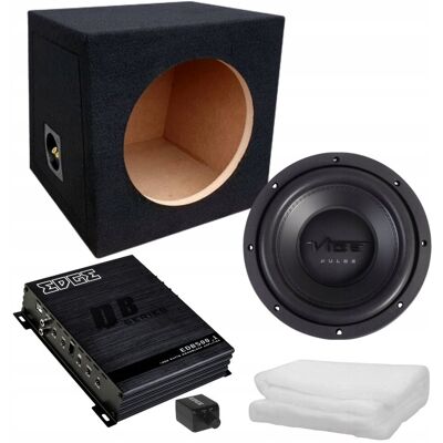 Xtreme SUBWOOFER SKRZYNIA BASOWA 20L VIBE PULSE10D2 25cm EDGE EDB500.1 500W RMS Xtreme SUBWOOFER SKRZYNIA BASOWA 20L VIBE PULSE10D2 25cm EDGE EDB500.1 500W RMS