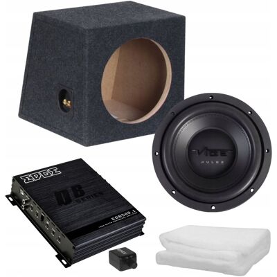 Xtreme SUBWOOFER SKRZYNIA BASOWA 20L VIBE PULSE10D2 25cm WZMACNIACZ EDGE EDB500.1 Xtreme SUBWOOFER SKRZYNIA BASOWA 20L VIBE PULSE10D2 25cm WZMACNIACZ EDGE EDB500.1