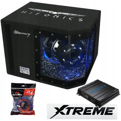 Xtreme SUBWOOFER SKRZYNIA BASOWA MR8BP + CRUNCH GPX600.2 + KABLE RX10KIT Xtreme SUBWOOFER SKRZYNIA BASOWA MR8BP + CRUNCH GPX600.2 + KABLE RX10KIT