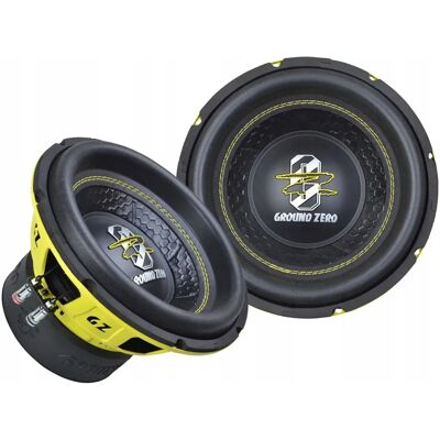 Inny producent Ground Zero Gziw 10xspl D2 Subwoofer 10' 25cm 500w Rms! 2x2ohm Mocny Bass! Inny producent Ground Zero Gziw 10xspl D2 Subwoofer 10' 25cm 500w Rms! 2x2ohm Mocny Bass!