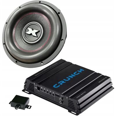 Xtreme Subwoofer 30cm Excursion Sxr.V2-12d2 + Wzmacniacz Gpx1250.1 600w Rms Xtreme Subwoofer 30cm Excursion Sxr.V2-12d2 + Wzmacniacz Gpx1250.1 600w Rms