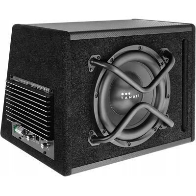 Subwoofer Samochodowy Aktywny Tamdel Cs-10a 25 Cm Z Okablowaniem Subwoofer Samochodowy Aktywny Tamdel Cs-10a 25 Cm Z Okablowaniem
