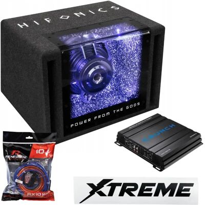 Xtreme Subwoofer Skrzynia Basowa Hifonics Zeus Zx8bp Crunch Gpx600.2 Zestaw Kabli Xtreme Subwoofer Skrzynia Basowa Hifonics Zeus Zx8bp Crunch Gpx600.2 Zestaw Kabli