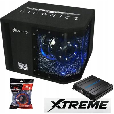 Xtreme Subwoofer Skrzynia Basowa Mr8bp + Crunch Gpx600.2 + Kable Rx10kit Xtreme Subwoofer Skrzynia Basowa Mr8bp + Crunch Gpx600.2 + Kable Rx10kit