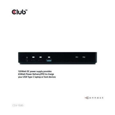 Inny producent Club3d Csv-1585 Przełącznik Kvm - 2 Komputery, Hdmi/displayport, Usb, Czarny Inny producent Club3d Csv-1585 Przełącznik Kvm - 2 Komputery, Hdmi/displayport, Usb, Czarny