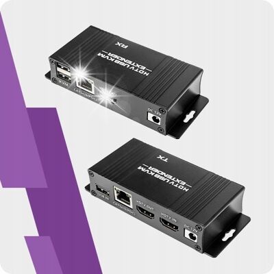 Inny producent Konwerter HDMI na LAN - RJ45 2xUSB 60m Spacetronik SPH-HLC6 KVM 1080p 60Hz Inny producent Konwerter HDMI na LAN - RJ45 2xUSB 60m Spacetronik SPH-HLC6 KVM 1080p 60Hz