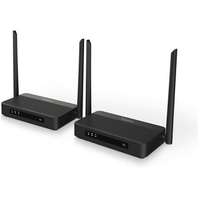Przedłużacz/Extender DIGITUS DS-55360 HDMI bezprzewodowy z KVM do 100m, 4K@60Hz, (Zestaw) Przedłużacz/Extender DIGITUS DS-55360 HDMI bezprzewodowy z KVM do 100m, 4K@60Hz, (Zestaw)