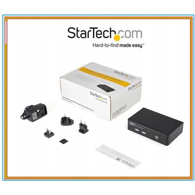 Przełącznik Kvm 2-Portowy Ze Dźwiękiem Startech.com Przełącznik Kvm 2-Portowy Ze Dźwiękiem Startech.com