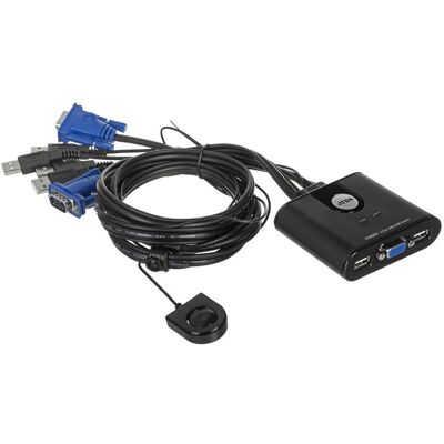 Przełącznik KVM ATEN CS-22U, 2 porty Przełącznik KVM ATEN CS-22U, 2 porty