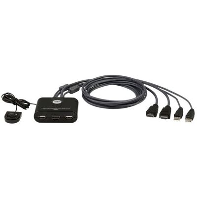 Przełącznik Kvm Aten Cs22Hf Usb Hdmi Full Hd 2 Porty Przełącznik Kvm Aten Cs22Hf Usb Hdmi Full Hd 2 Porty