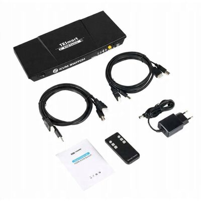 Inny producent Przełącznik Kvm Switch 4K Ultra Hd 30Hz 2 X Hdmi Usb 2.0 Inny producent Przełącznik Kvm Switch 4K Ultra Hd 30Hz 2 X Hdmi Usb 2.0
