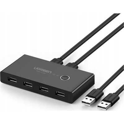 Inny producent Switch Przełącznik Kvm Usb 2x4 Ugreen Usb 2.0 Inny producent Switch Przełącznik Kvm Usb 2x4 Ugreen Usb 2.0