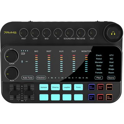 7Ryms mikser audio 7Caster SE2 - XLR / 3,5mm / jack 6,35mm / Bluetooth 7Ryms mikser audio 7Caster SE2 - XLR / 3,5mm / jack 6,35mm / Bluetooth