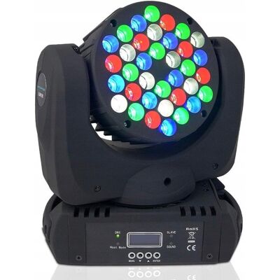 A-4 Tech BETOPPER LM108, Ruchoma Głowica, LED RGBW, Efektowe Światło Sceniczne, DMX A-4 Tech BETOPPER LM108, Ruchoma Głowica, LED RGBW, Efektowe Światło Sceniczne, DMX