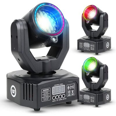 LIGHT4ME Głowica ruchoma FX LED DMX gobo beam ring laser zielony 50 mW LIGHT4ME Głowica ruchoma FX LED DMX gobo beam ring laser zielony 50 mW